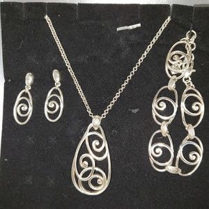 Brighton box set necklace,  earring, bracelet.